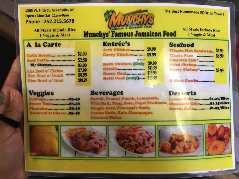 Munchy's Jamaican And Caribbean Foods