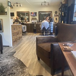 Perfect Gentlemen - Row of Barber Chairs