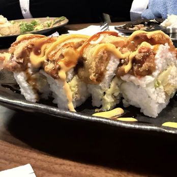 Tokyo Garden - The monster roll - what's left of it - Sushi Bars Near Me - Downey, California
