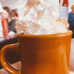 Louis' Diner - Hot chocolate w/ whipped cream