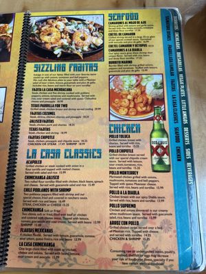 Menu photo 5 La Casa Michoacana Morris, IL