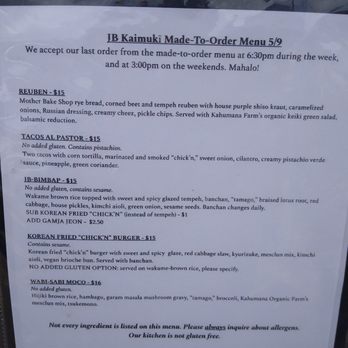 Juicy Brew - Menu - Vegan Near Me - Honolulu, Hawaii Juicy Brew - Menu - Vegan Near Me - Honolulu, Hawaii