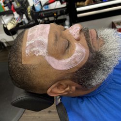 Who's Next Barbershop - Gold package available!! Includes hair cut and beard with a facial mask peel.