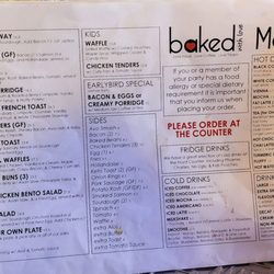 Baked with Love - Menu February 2023