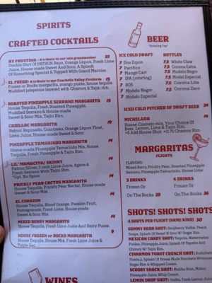 Menu photo 5 El Patron Palm Springs, CA