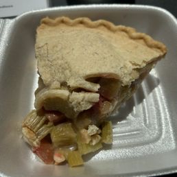 Rhubarb pie Rhubarb pie