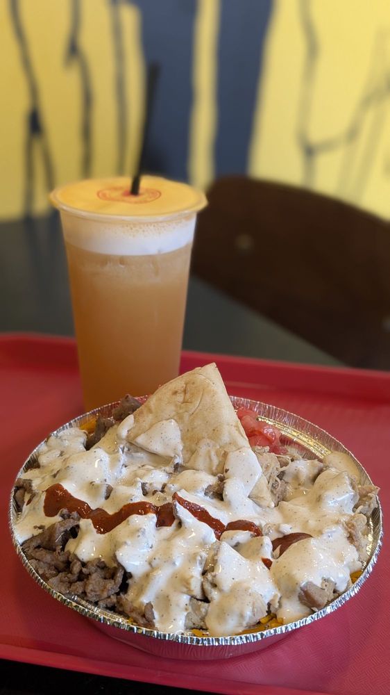 Food from The Halal Guys