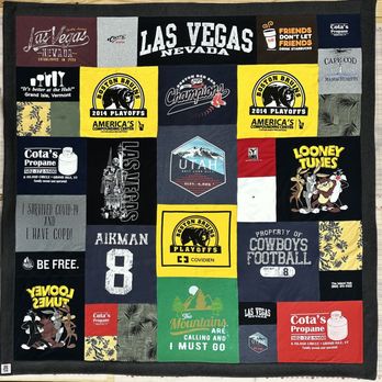 Tshirt Quilt Cafe - Large throw Mosaic - Customized Merchandise Near Me Tshirt Quilt Cafe - Large throw Mosaic - Customized Merchandise Near Me
