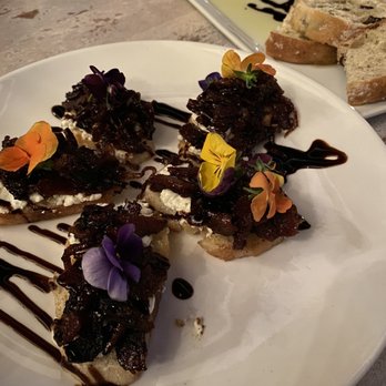 Toast Kitchen & Bar - Bacon Jam Goat Cheese Crostini - Breakfast & Brunch Near Me - Brea, California