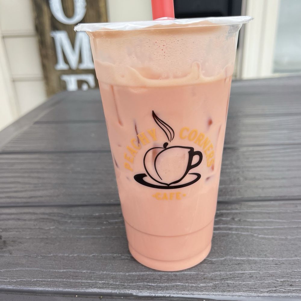 Peachy Corners Cafe - Strawberry milk tea - Coffee & Tea Near Me - Peachtree Corners, Georgia Peachy Corners Cafe - Strawberry milk tea - Coffee & Tea Near Me - Peachtree Corners, Georgia