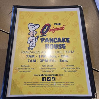 The Original Pancake House - Breakfast & Brunch Near Me - Bethesda, Maryland The Original Pancake House - Breakfast & Brunch Near Me - Bethesda, Maryland