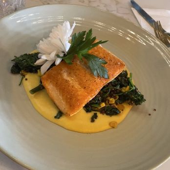 Sveta - Pan Seared Atlantic Salmon - Modern European Near Me - New York, New York Sveta - Pan Seared Atlantic Salmon - Modern European Near Me - New York, New York