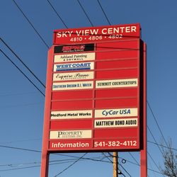 West Coast Suppliers - Marquee at the street entrance to the business complex