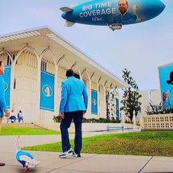 Loyola Marymount University - LMU still being featured in commercials. That's the building I worked in for 4 years. Foley Pond is where you got birthday-dunked.