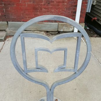 Abeille Voyante Tea Co. - Bike parking out front...M for Millvale and books to symbolize their new library serving as a catalyst for their comnunity - Tea Rooms Near Me - Millvale, Pennsylvania Abeille Voyante Tea Co. - Bike parking out front...M for Millvale and books to symbolize their new library serving as a catalyst for their comnunity - Tea Rooms Near Me - Millvale, Pennsylvania