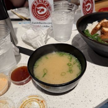 Bento Asian Kitchen + Sushi - Miso Soup - Sushi Bars Near Me - Winter Park, Florida
