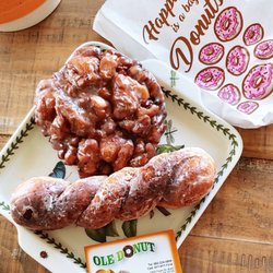 Ole Donut - Apple Fritter & Cinnamon Glaze Twist get a chef's kiss!