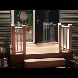 BRINK General Contractor - Side deck, that Brink installed. We love it.