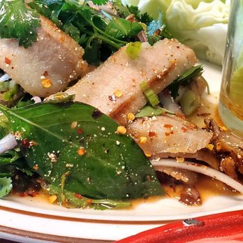 Golden Spoon - Pork neck salad - Thai Near Me - Manteca, California