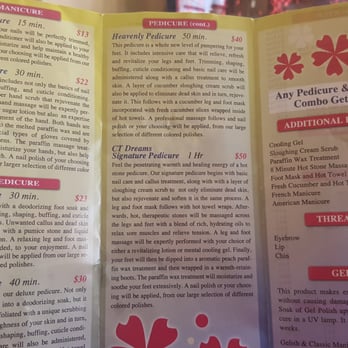 CT Dream Nails - Some of their price points. - Nail Salons Near Me - Kissimmee, Florida CT Dream Nails - Some of their price points. - Nail Salons Near Me - Kissimmee, Florida