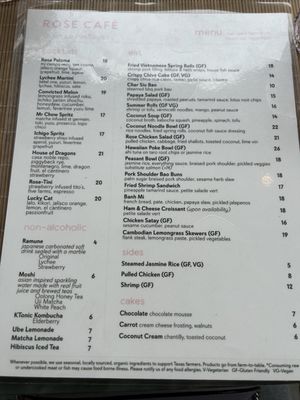 Menu photo 4 Rose Cafe Dallas, TX