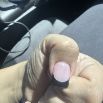 Opal Glow Nails & Spa - Uneven French tip - Nail Salons Near Me - Chino, California Opal Glow Nails & Spa - Uneven French tip - Nail Salons Near Me - Chino, California