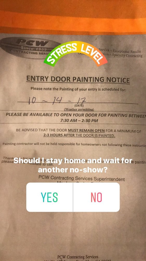 Slide of PCW Contractors