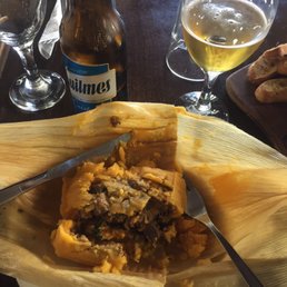 Cold beef tamale
