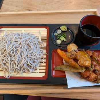 Sobakatsu - Scallop kakiage with chiller zarusoba - fantastic - Japanese Near Me - San Francisco, California Sobakatsu - Scallop kakiage with chiller zarusoba - fantastic - Japanese Near Me - San Francisco, California