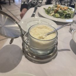 Cheese for the table. Not pictured wonderful hot garlic knots and olives. Cheese for the table. Not pictured wonderful hot garlic knots and olives.