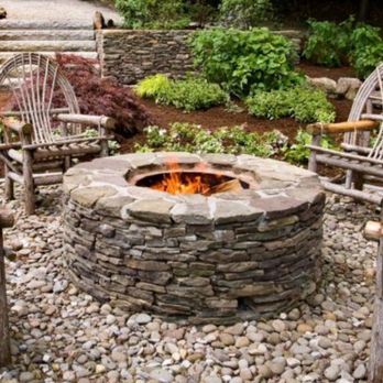 ER Baisley Tree and Landscape - A charming back yard firepit. - Tree Services Near Me - Poughkeepsie, New York ER Baisley Tree and Landscape - A charming back yard firepit. - Tree Services Near Me - Poughkeepsie, New York
