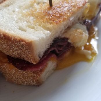 Revival on Lincoln - Fried bologna sandwhich with over easy egg, cheese and onion jam. - New American Near Me - Pittsburgh, Pennsylvania Revival on Lincoln - Fried bologna sandwhich with over easy egg, cheese and onion jam. - New American Near Me - Pittsburgh, Pennsylvania