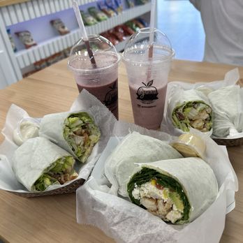 Green Apple - Chicken Caesar Anees Favorite Strawberry Banana Raspberry Blueberry - Vegan Near Me - Midlothian, Virginia Green Apple - Chicken Caesar Anees Favorite Strawberry Banana Raspberry Blueberry - Vegan Near Me - Midlothian, Virginia