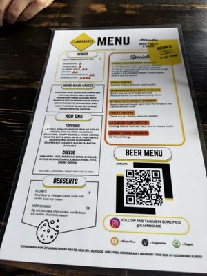 Menu photo 1 Camino Milwaukee, WI Menu photo 1 Camino Milwaukee, WI