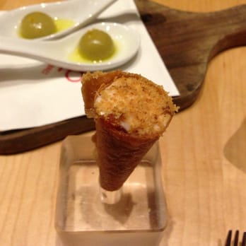 Jaleo - Goat cheese jamon cone with quince - Spanish Near Me - Washington, DC, District of Columbia
