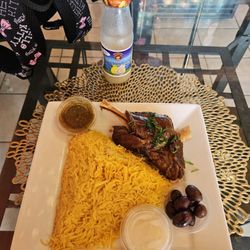 Lamb shank/food
