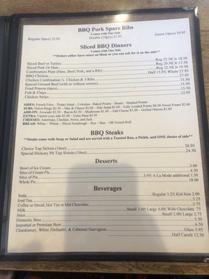Menu photo 4 Barney's Hickory Pit Concord, CA