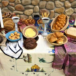 Buda United Methodist Church - Celebrating World Communion Sunday with breads from around the world.