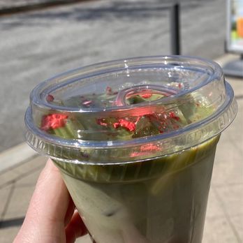Ceremony Coffee Roasters - Harbor Point - Matcha berry latte (seasonal) - Coffee & Tea Near Me - Baltimore, Maryland Ceremony Coffee Roasters - Harbor Point - Matcha berry latte (seasonal) - Coffee & Tea Near Me - Baltimore, Maryland
