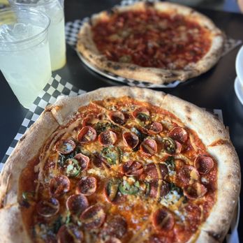 Penelope - I got the spicy Jim, had a buffalo ranch drizzle definitely recommend. My wife (across) got the Jackie Luna that was really good as well - Pizza Near Me - Tucson, Arizona Penelope - I got the spicy Jim, had a buffalo ranch drizzle definitely recommend. My wife (across) got the Jackie Luna that was really good as well - Pizza Near Me - Tucson, Arizona