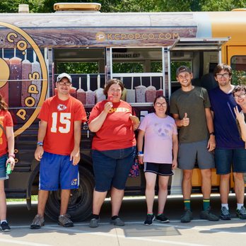 KC Pop Co - a group of people standing in front of a food truck - Desserts Near Me KC Pop Co - a group of people standing in front of a food truck - Desserts Near Me