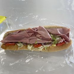 Large belly buster sandwich