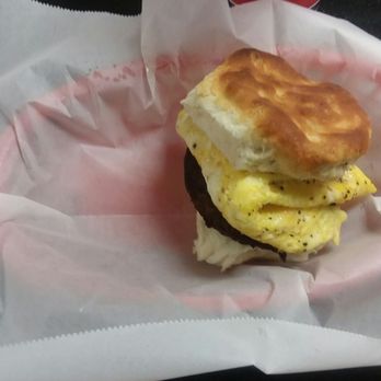 Canyon Quick Stop - Sausage,  egg,  and cheese biscuit. - Convenience Stores Near Me - Rising Fawn, Georgia