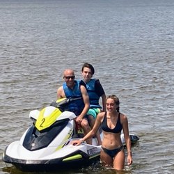 Northbeach Water Sports - Some of our party being let back in after their time by one of the friendly crew members