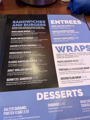 Menu photo 2 soaring eagle Mount Pleasant, MI