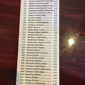 China Kitchen - Dinner combo menu - Chinese Near Me - Pinson, Alabama