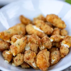 The Sawmill - Fried Garlic Cheese Curds ($11)