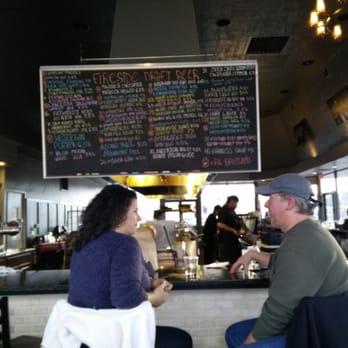 The Fire Side Public House - Chalkboard draught list. - New American Near Me - Pittsburgh, Pennsylvania