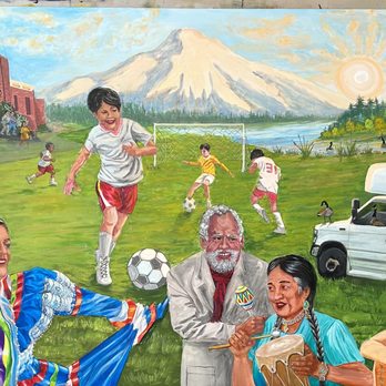 Jose Solis Creative Art Services - One of our recent projects a hand painted mural for Metropolitan Family Services in Portland, Oregon - Signmaking Near Me - Portland, Oregon Jose Solis Creative Art Services - One of our recent projects a hand painted mural for Metropolitan Family Services in Portland, Oregon - Signmaking Near Me - Portland, Oregon