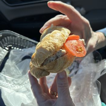 Buc ee's - Chicken Salad on Croissant - tasty but too much "bread". - Car Wash Near Me - Athens, Alabama